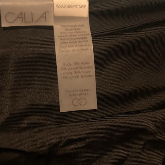 NWT Calia Floral High Waisted Swim Bottom Size 2X - Picture 4 of 4